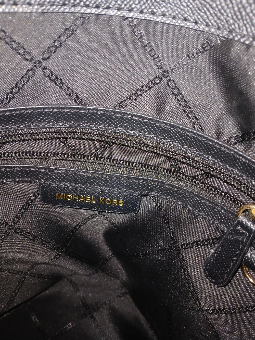 Michael Kors Black Saffiano Leather Tote